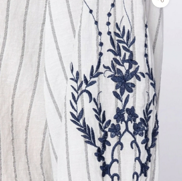 XCVI Striped Off the Shoulder Top - Picture 4 of 10